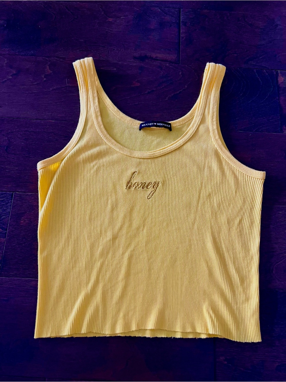Brandy Melville Butter Yellow ‘Honey’ Tank